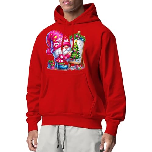 Weihnachts Hoodie Damen Herren Wichtel Kostüm Ugly Christmas Warme Kapuze Langarm Weihnachtspullover Lustige Sweatshirt Große Größen Familie Set Weihnachts Sweater Paare Weihnachts Kostüm von Sanaryun