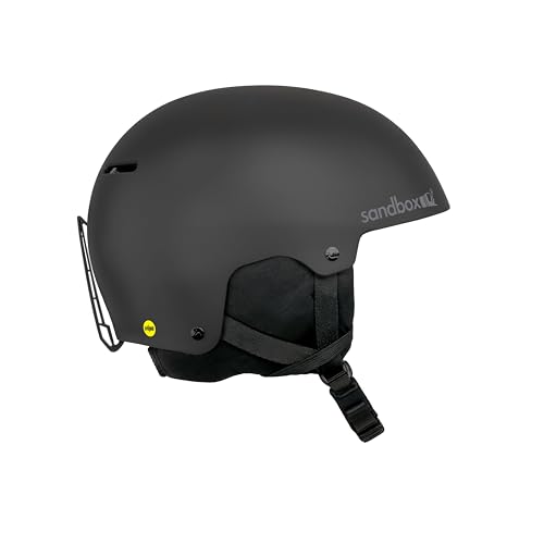 Sandbox Unisex Icon Snow MIPS Ski- und Snowboardhelm, Black BOA 2, Größe L von Sandbox