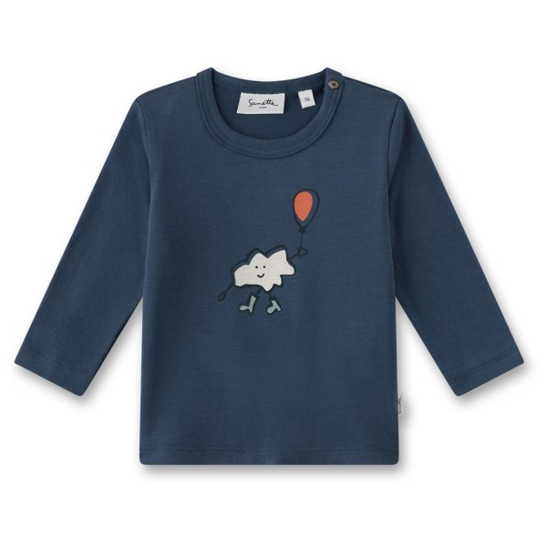 Sanetta - Baby Boy's Shirt Pure LT 1 - Longsleeve Gr 68 blau von Sanetta