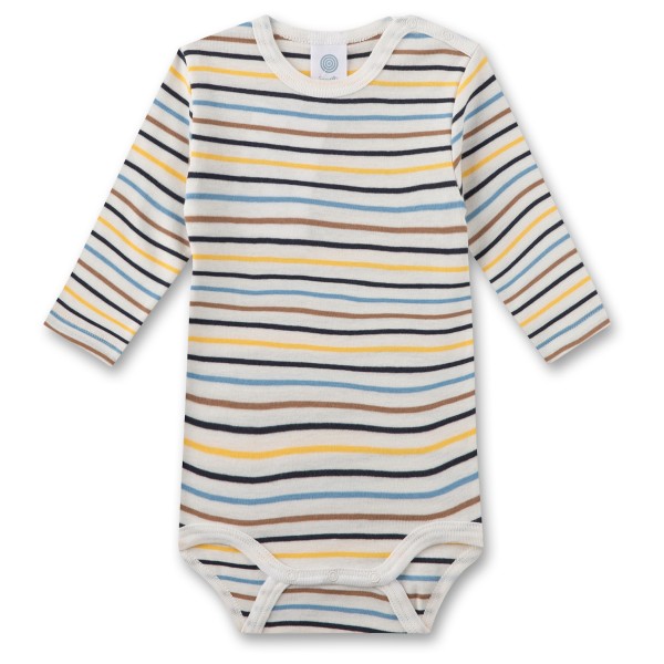 Sanetta - Baby Boys Modern Classic Body L/S - Alltagsunterwäsche Gr 80 grau von Sanetta