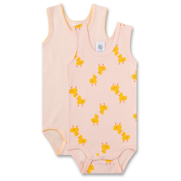 Sanetta - Baby Girl Modern Mainstream Body Sleeveless - Alltagsunterwäsche Gr 104 rosa von Sanetta
