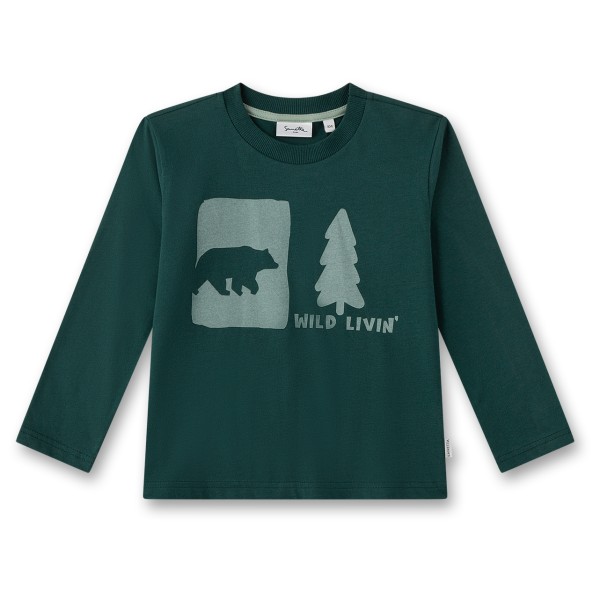 Sanetta - Boy Kid's Shirt Pure - Longsleeve Gr 122 grün von Sanetta
