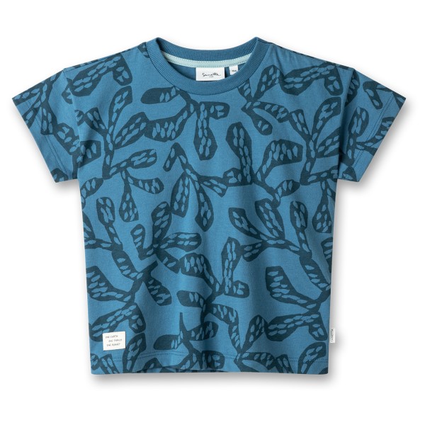 Sanetta - Boy's Pure LT 1 T-Shirt AOP - T-Shirt Gr 128 blau von Sanetta