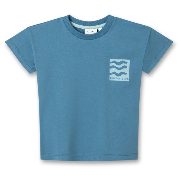 Sanetta - Boy's Pure LT 1 T-Shirt - T-Shirt Gr 92 blau von Sanetta