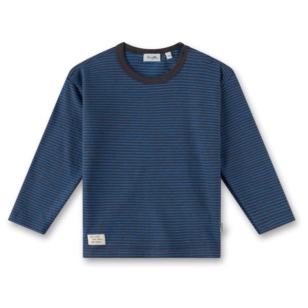 Sanetta - Boy's Shirt Fleece Jacquard Ringel - Longsleeve Gr 56 blau Sanetta - Boy's Shirt Fleece Jacquard Ringel - Longsleeve Gr 56 blau von Sanetta