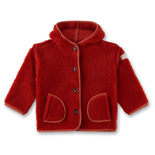 Sanetta - Girl's Jacket with Buttons - Freizeitjacke Gr 116 rot von Sanetta