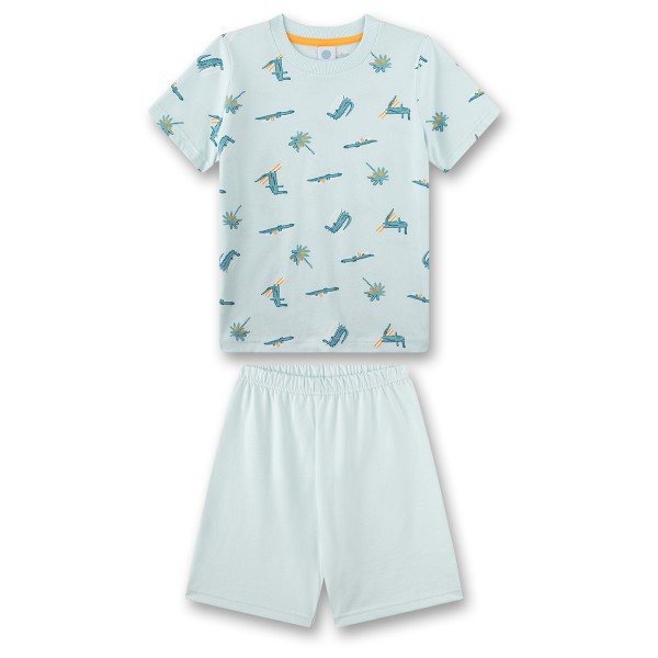Sanetta - Kid's Boy Modern Mainstream Pyjama Short - Alltagsunterwäsche Gr 140 grau von Sanetta