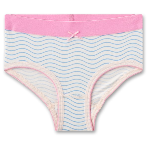 Sanetta - Kid's Girls Modern Mainstream Hipslip - Unterhose Gr 104;116;128;140;92 rosa;weiß von Sanetta