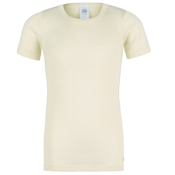 Sanetta - Kid's T-Shirt 1/2 Wool/Silk Wool - Merinounterwäsche Gr 116 beige/weiß Sanetta - Kid's T-Shirt 1/2 Wool/Silk Wool - Merinounterwäsche Gr 116 beige/weiß von Sanetta