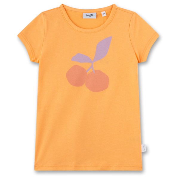 Sanetta - Kid's T-Shirt 11921 - T-Shirt Gr 116 orange von Sanetta