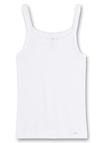 Sanetta Mädchen-Unterhemd | Hochwertiges und nachhaltiges Unterhemd für Mädchen aus Bio-Baumwolle. Unterwäsche für Mädchen 128 von Sanetta