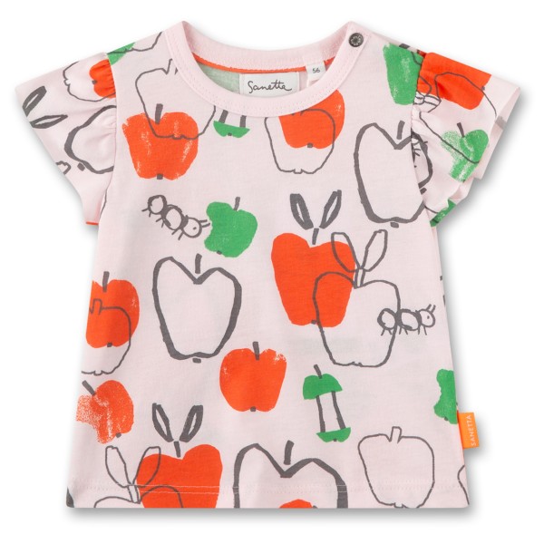 Sanetta - Pure Baby Girls Fancy T-Shirt - T-Shirt Gr 56 rosa von Sanetta