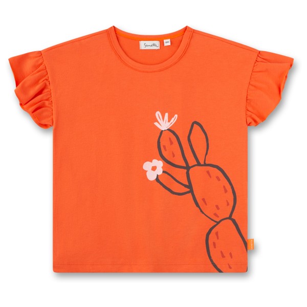 Sanetta - Pure Kids Girls Fancy T-Shirt - T-Shirt Gr 104 orange von Sanetta