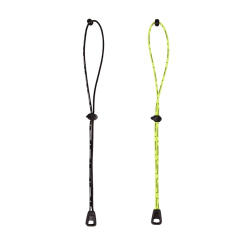 2 Stücke Mehrzweck elastische Seil Lanyard für Bergsteigen Klettern Trekking im Freien von Sanmum