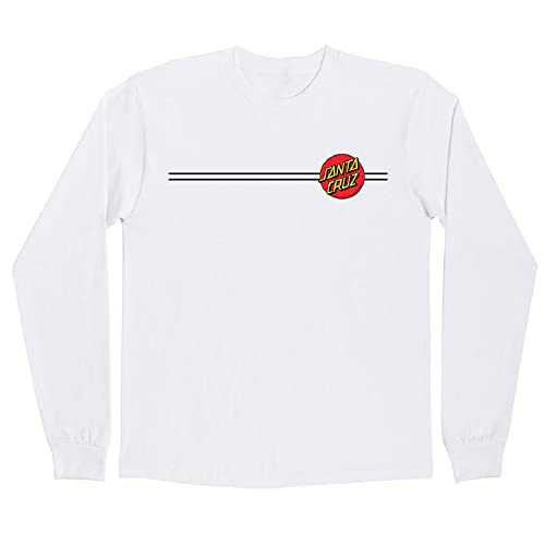 NHS Santa Cruz Classic Dot Men's Long Sleeve T-Shirts,White,X-Large NHS Santa Cruz Classic Dot Men's Long Sleeve T-Shirts,White,X-Large von Santa Cruz