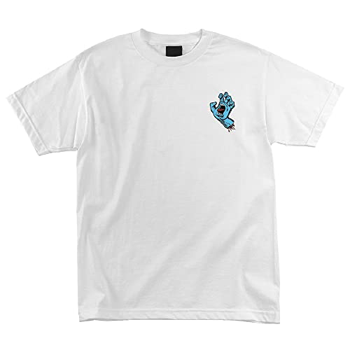 NHS Santa Cruz Screaming Hand Crew Men's Short Sleeve T-Shirts,White,Large NHS Santa Cruz Screaming Hand Crew Men's Short Sleeve T-Shirts,White,Large von Santa Cruz