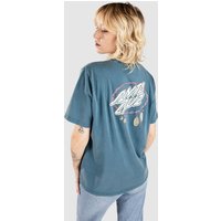 Santa Cruz Barbed Oval Dot T-Shirt dark teal vintage wash von Santa Cruz