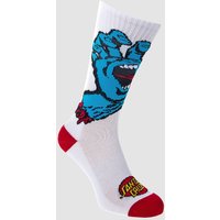 Santa Cruz Screaming Hand Socken white von Santa Cruz