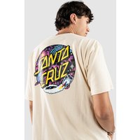 Santa Cruz Space Dot T-Shirt chalk von Santa Cruz