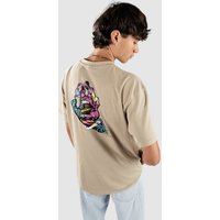 Santa Cruz Space Hand T-Shirt stone grey von Santa Cruz