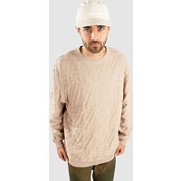 Santa Cruz Wharf Knit Crew Strickpullover oat von Santa Cruz