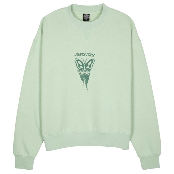 Santa Cruz - Women's Asp Butterfly Crew - Pullover Gr 10 pale sage wash Santa Cruz - Women's Asp Butterfly Crew - Pullover Gr 10 pale sage wash von Santa Cruz