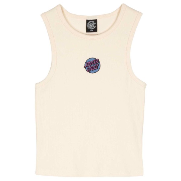 Santa Cruz - Women's Other Dot Emb Tank - Top Gr 8 chalk Santa Cruz - Women's Other Dot Emb Tank - Top Gr 8 chalk von Santa Cruz