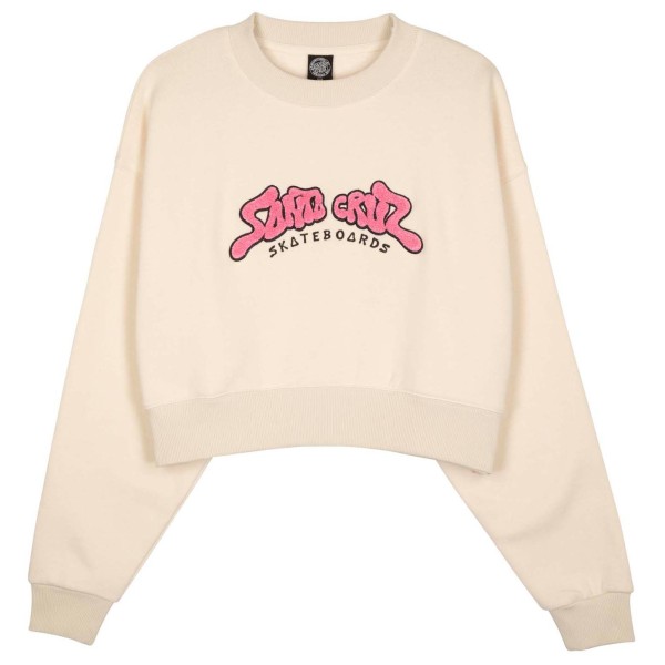 Santa Cruz - Women's Winkowski 8Baller Strip Crew - Pullover Gr 8 chalk Santa Cruz - Women's Winkowski 8Baller Strip Crew - Pullover Gr 8 chalk von Santa Cruz