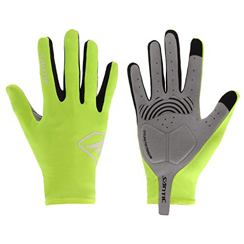 Santic Fahrradhandschuhe Winter Handschuhe Fahrrad Warm Vollfinger Bildschirm-berührt für Männer und Frau Grün L Santic Fahrradhandschuhe Winter Handschuhe Fahrrad Warm Vollfinger Bildschirm-berührt für Männer und Frau Grün L von Santic