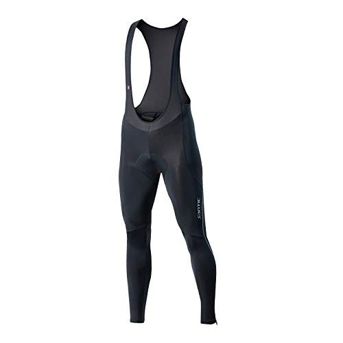 Santic Fahrradhose Herren Lang mit Träger Fahrradträgerhose Gepolstert Radhose Lang mit Träger mit Taschen Grau EU XL Santic Fahrradhose Herren Lang mit Träger Fahrradträgerhose Gepolstert Radhose Lang mit Träger mit Taschen Grau EU XL von Santic