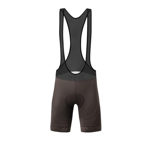 Santic Trägerhose Fahrrad Herren Fahrradhose Kurz mit Sitzpolster Radhose Herren Kurz Radlerhose Gelb EU XL von Santic