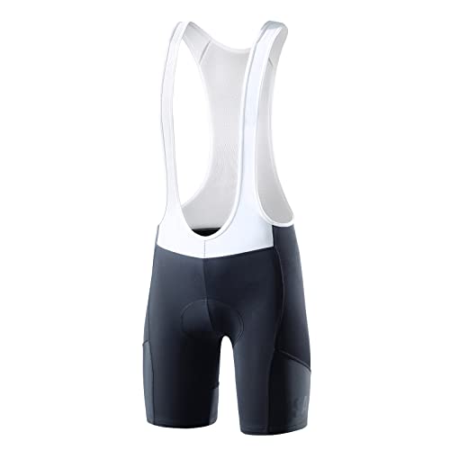 Santic Trägerhose Fahrrad Herren Kurz Sitzpolster Bib Shorts Hosen Rennrad Gepolstert Radlerhose Polster Schnelltrockende Elastische Weiß Santic Trägerhose Fahrrad Herren Kurz Sitzpolster Bib Shorts Hosen Rennrad Gepolstert Radlerhose Polster Schnelltrockende Elastische Weiß von Santic