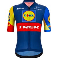 Lidl-Trek Team 2024 Kurzarmtrikot, für Herren, Größe 2XL, Radshirt, von Santini