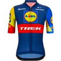 Lidl-Trek Team 2024 Kurzarmtrikot, für Herren, Größe 2XL, Radshirt, von Santini