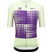 SANTINI Liège Bastogne Liège 2024 Kurzarmtrikot, für Herren, Größe M, SANTINI Liège Bastogne Liège 2024 Kurzarmtrikot, für Herren, Größe M, von Santini