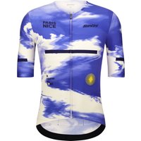 SANTINI Paris-Nizza 2025 Kurzarmtrikot, für Herren, Größe 2XL, Radshirt, SANTINI Paris-Nizza 2025 Kurzarmtrikot, für Herren, Größe 2XL, Radshirt, von Santini