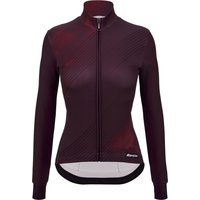 SANTINI Pure Dye Damen Langarmtrikot, Größe M, Fahrradtrikot, von Santini