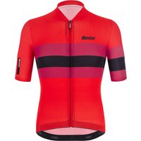 SANTINI Sleek Bengal Kurzarmtrikot, für Herren, Größe M, Radtrikot, von Santini