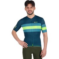 SANTINI Sleek Bengal Kurzarmtrikot, für Herren, Größe XL, Radtrikot, von Santini