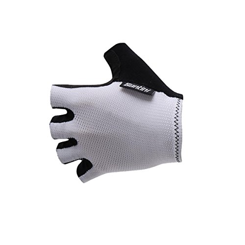 Santini 365 Brisk Short Finger Handschuhe, Weiß, Größe L Santini 365 Brisk Short Finger Handschuhe, Weiß, Größe L von Santini