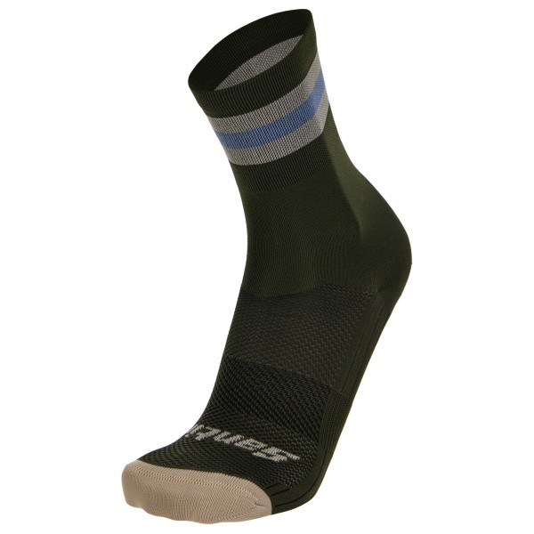 Santini - Bengal High Profile Socks - Radsocken Gr 44-47 - XL/XXL oliv von Santini