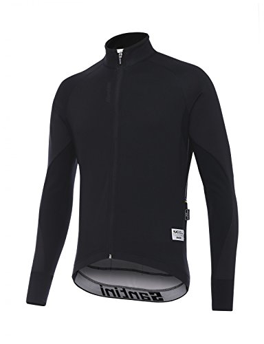 Santini Herren UCI Rainbow Design Winterjacke, Schwarz, Large von Santini