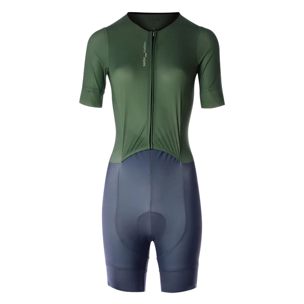 Santini Leaf Short Sleeve Trisuit M Frau Santini Leaf Short Sleeve Trisuit M Frau von Santini