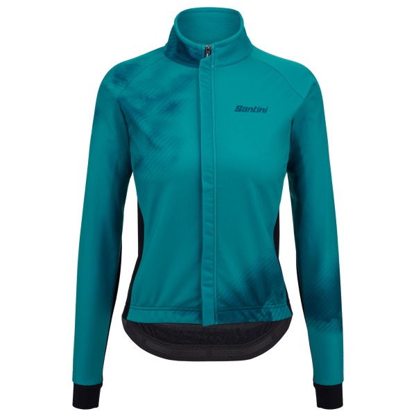 Santini - Women's Pure Dye Winter Ready Cycling Jacket - Fahrradjacke Gr XXL türkis von Santini