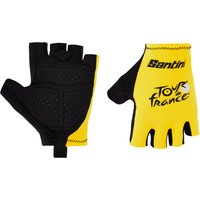 TOUR DE FRANCE 2024 Handschuhe, für Herren, Größe L, Fahrrad Handschuhe, MTB von Santini