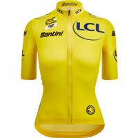 TOUR DE FRANCE Gelbes Trikot 2024 Damentrikot, Größe M|TOUR DE FRANCE Femmes von Santini