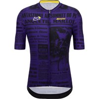 TOUR DE FRANCE Puy de Dome 2023 Kurzarmtrikot, für Herren, Größe S, Radtrikot, von Santini