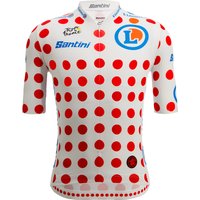 TOUR DE FRANCE Race Bergtrikot 2024 Kurzarmtrikot, für Herren, Größe M, TOUR DE FRANCE Race Bergtrikot 2024 Kurzarmtrikot, für Herren, Größe M, von Santini