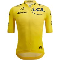 TOUR DE FRANCE Race Gelbes Trikot 2022 Kurzarmtrikot, für Herren, Größe S, von Santini