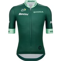 TOUR DE FRANCE Race Sprinttrikot 2024 Kurzarmtrikot, für Herren, Größe L, von Santini